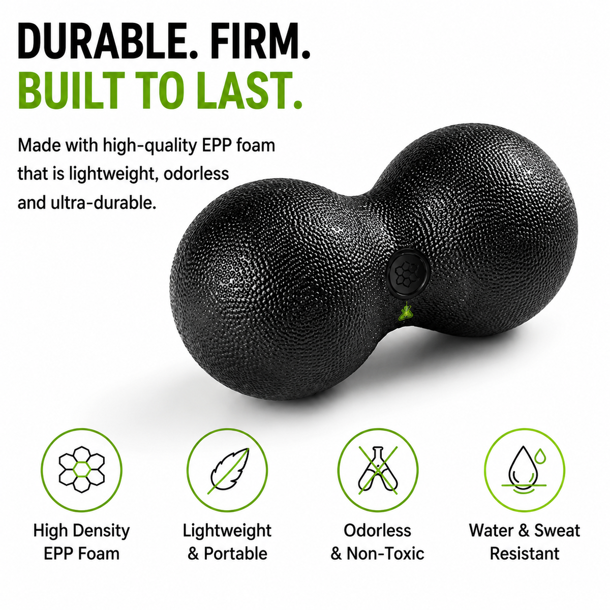 RelivaCore Peanut Massage Ball – Dual Trigger Point Massage Ball for Back, Neck, Shoulders & Muscle Relaxation